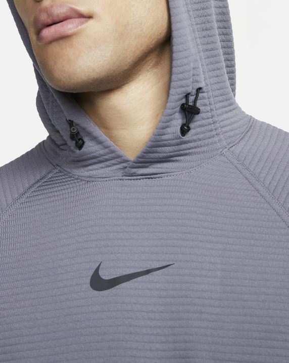 Суитшърт Nike Pro Dri-Fit Fleece Sweatshirt Grey - Image 5