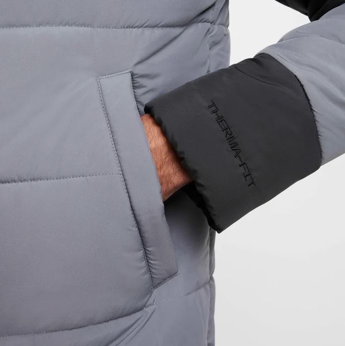 Яке Nike Air Men's Synthetic-Fill Therma-FIT Jacket Anthracite/Cool Grey - Image 7