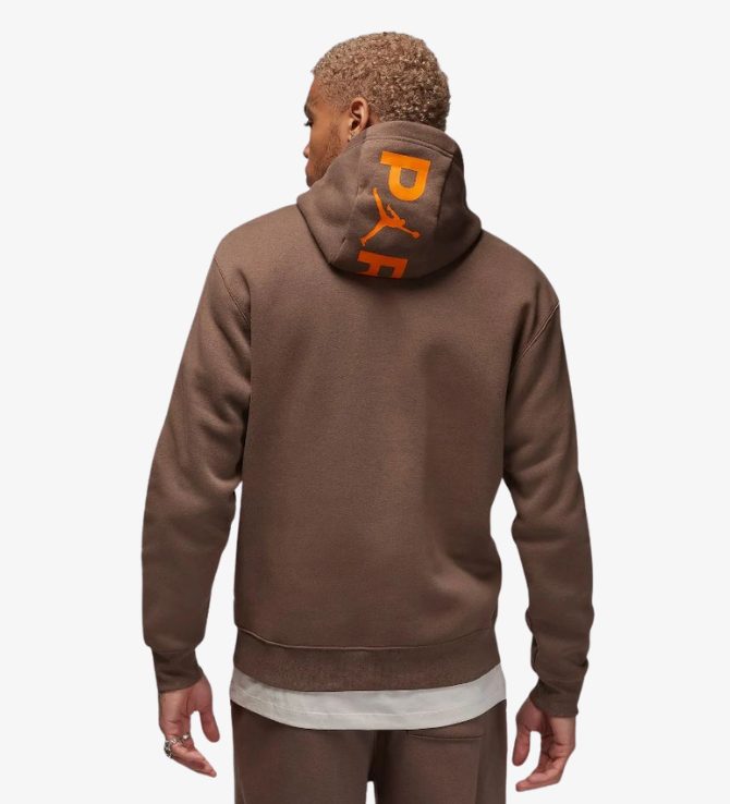 Суитшърт Nike Air Jordan PSG Fleece Sweatshirt Cappuccino Brown - Image 2