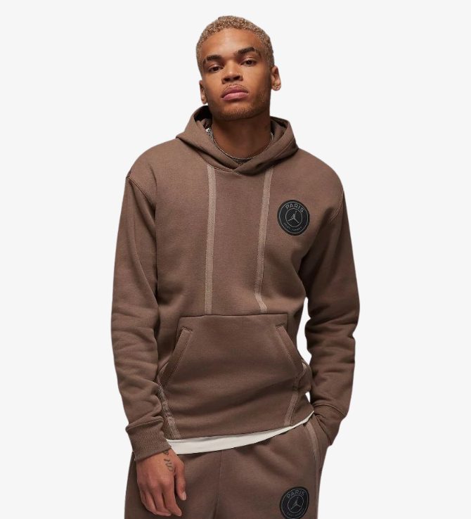 Суитшърт Nike Air Jordan PSG Fleece Sweatshirt Cappuccino Brown