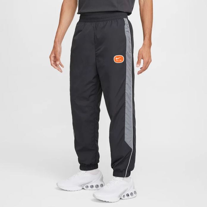 Мъжки екип Nike Air Men's Woven Tracksuit Anthracite/Safety Orange - Image 3