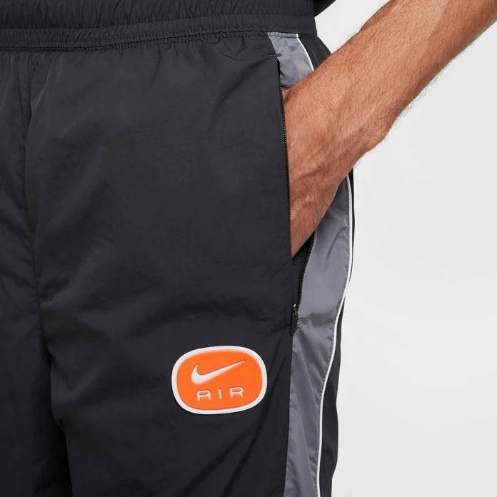 Мъжки екип Nike Air Men's Woven Tracksuit Anthracite/Safety Orange - Image 10