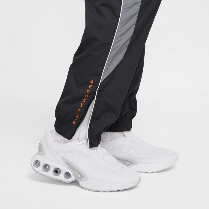 Мъжки екип Nike Air Men's Woven Tracksuit Anthracite/Safety Orange - Image 11