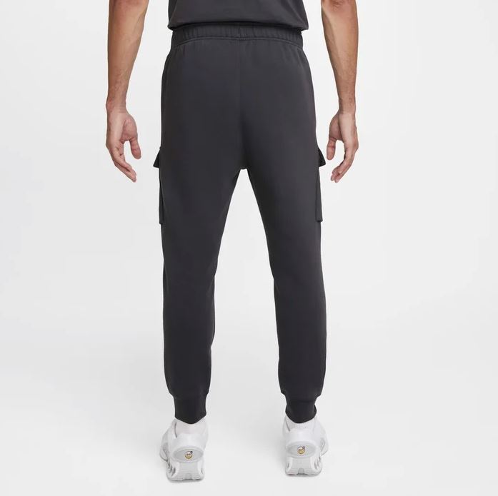 Мъжки панталон Nike Air Men's Fleece Cargo Trousers Anthracite/Safety Orange - Image 2