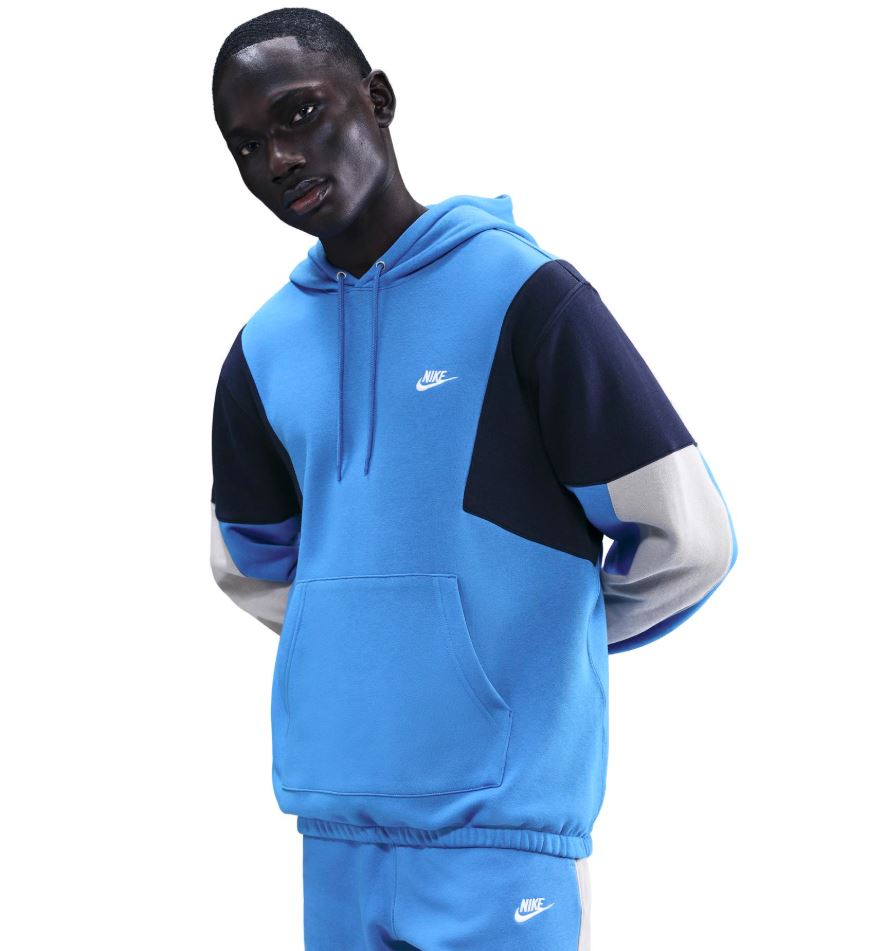 Мъжки екип Nike Club Fleece Men's Tracksuit Photo blue/College grey - Image 3