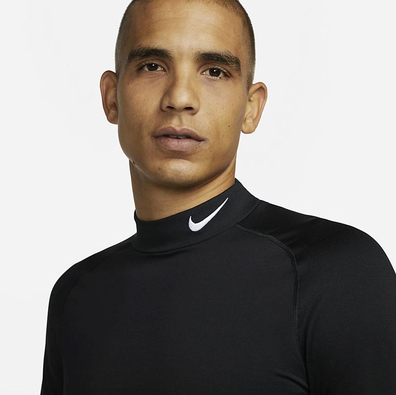 Блуза Nike Pro Warm Dri-FIT Men's Tight-Fit Black - Image 3