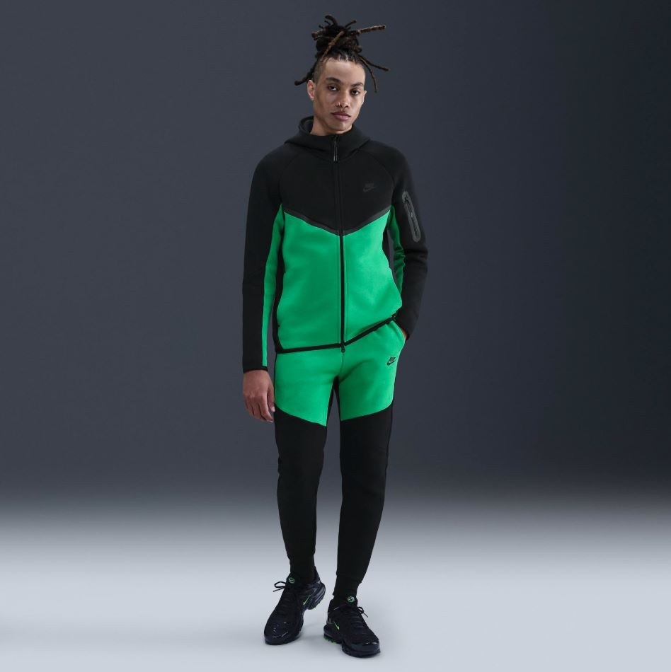Мъжки панталон Nike Tech Fleece Men’s Jogger Stadium Green/Black - Image 2