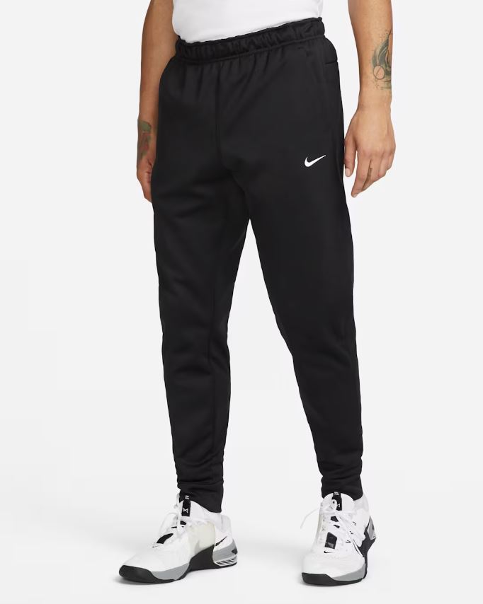 Мъжки панталон Nike Therma Men's Therma-FIT Tapered Trousers Black