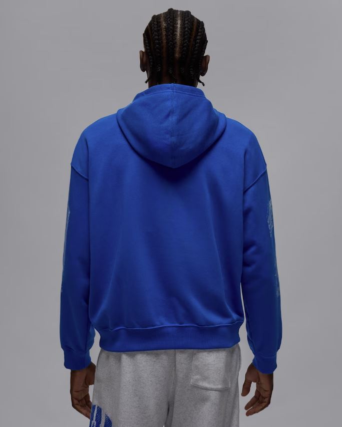 Суитшърт Nike Air Jordan Brooklyn Men's Collegiate Pullover Sport Blue/Sail - Image 2