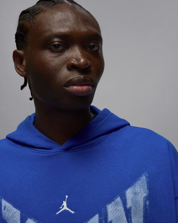 Суитшърт Nike Air Jordan Brooklyn Men's Collegiate Pullover Sport Blue/Sail - Image 5