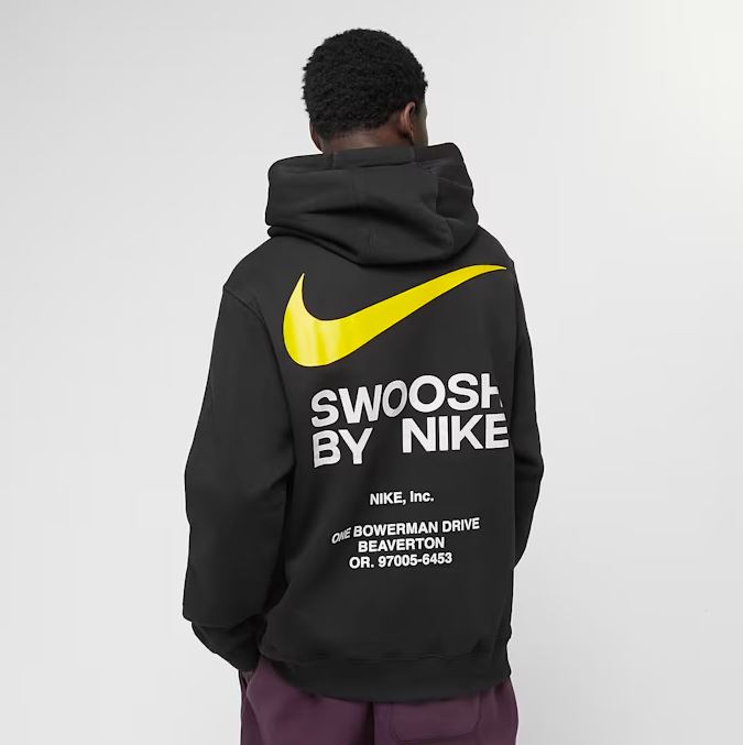 Суитшърт Nike Swoosh Athletics Pullover Hoodie Black/Gold