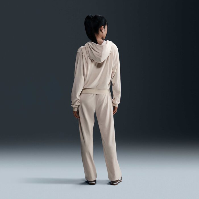 Суитшърт Nike Chill Knit Women's Loose Velour Orewood Brown - Image 4