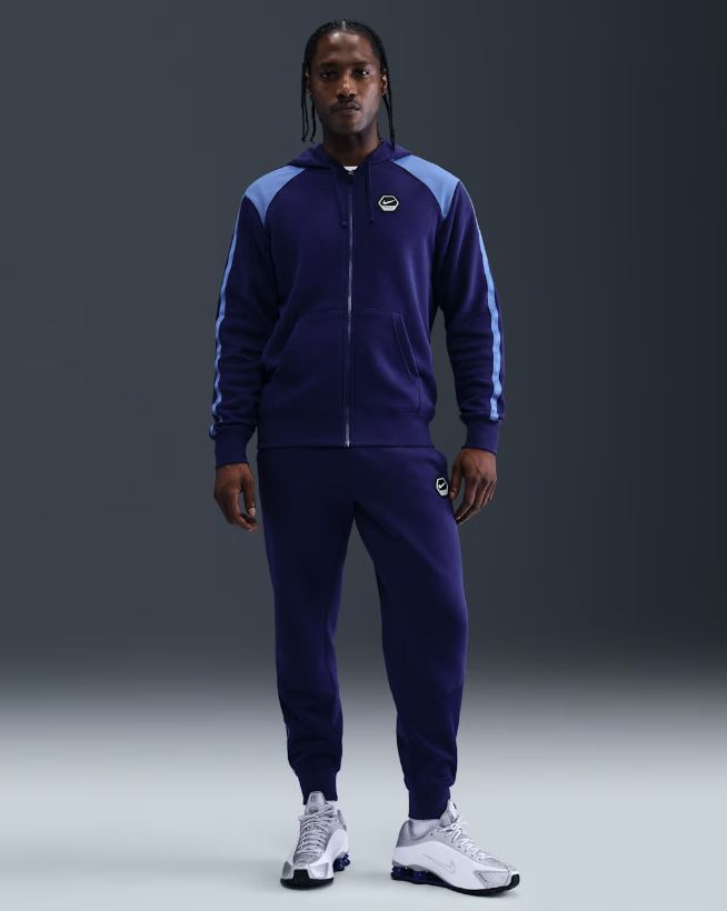Мъжки панталон Nike City Side Fleece Blue Void/Star Blue - Image 4