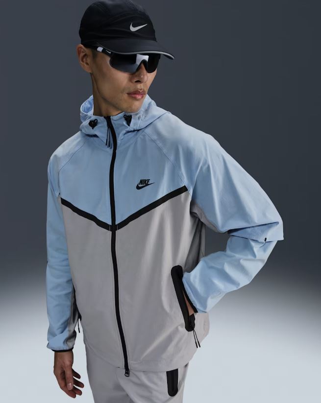 Горнище Nike Tech Men's Woven Wolf Grey/Psychic Blue
