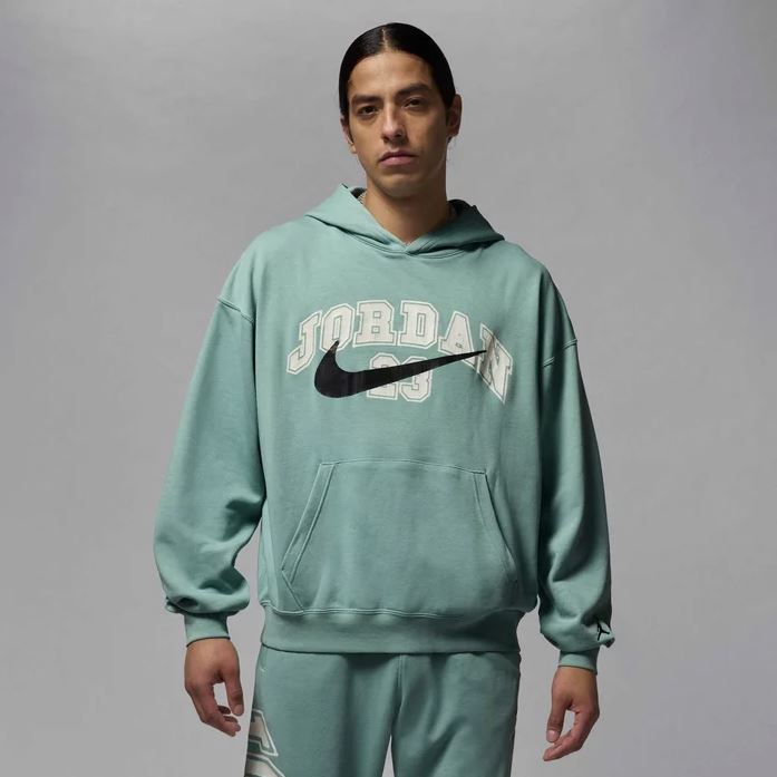 Суитшърт Nike Air Jordan MVP French Terry Mineral/Black