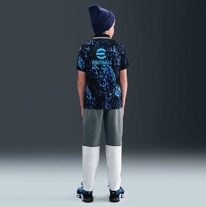 Детски панталон Nike Tech Woven Trousers Smoke Grey/White - Image 4