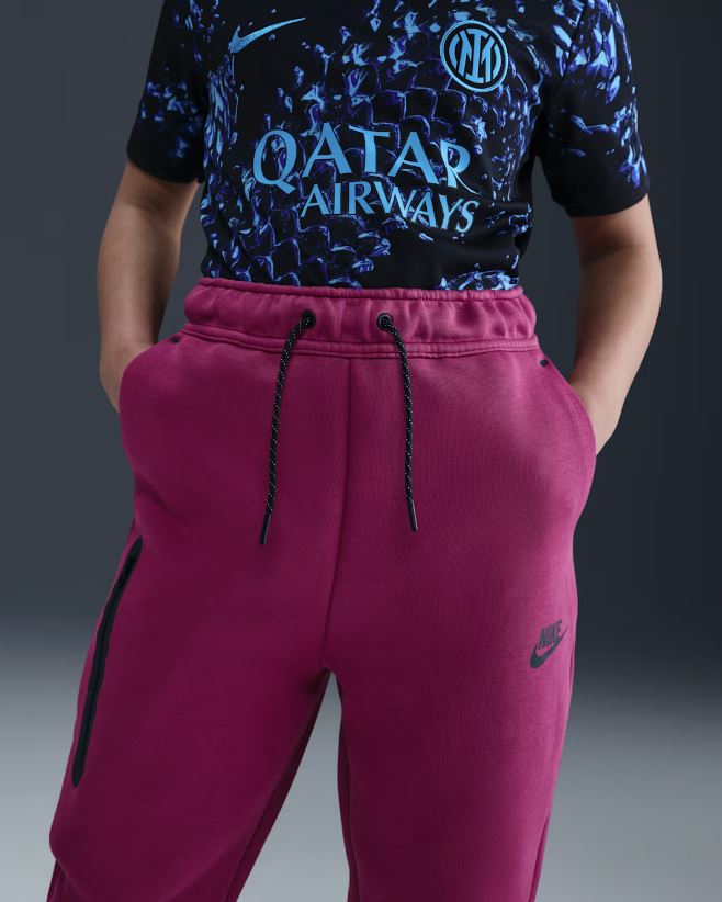 Детски панталон Nike Sportswear Tech Fleece Sweet Beet - Image 2