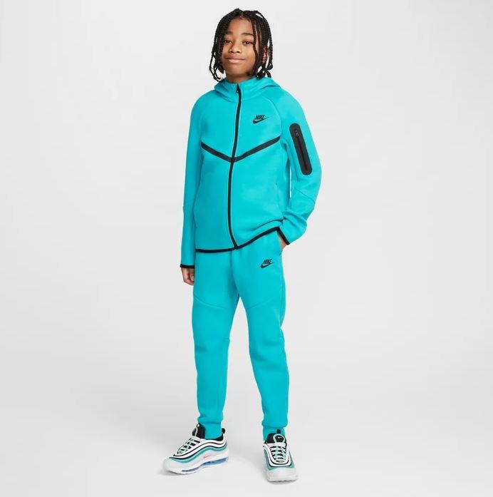 Детски екип Nike Tech Fleece Full-Zip Tracksuit Dusty Cactus