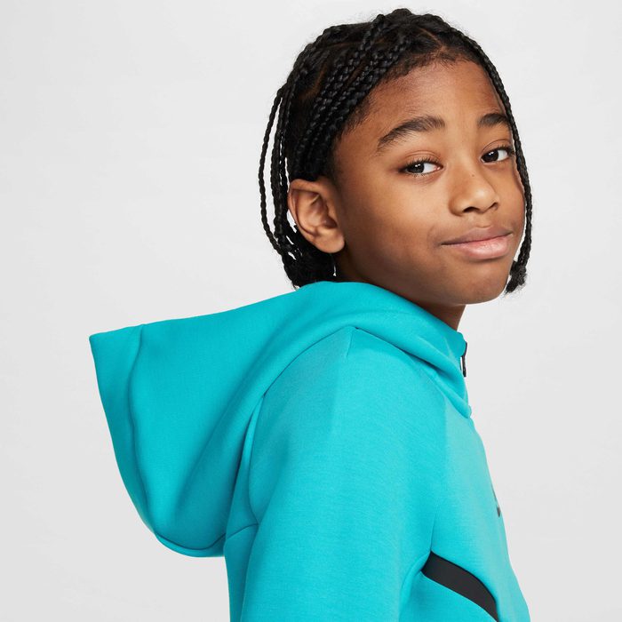 Детски екип Nike Tech Fleece Full-Zip Tracksuit Dusty Cactus - Image 6