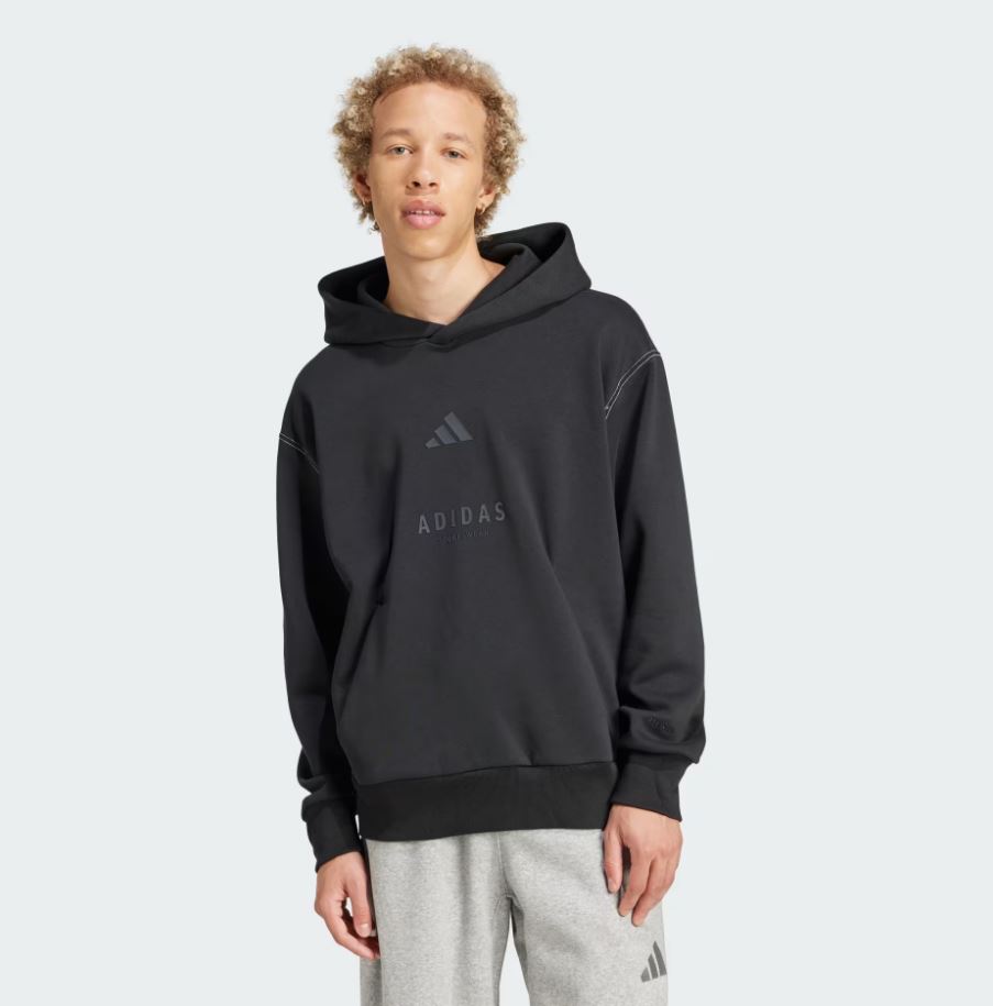 Суитшърт Adidas All SZN Graphic Hoodie Black