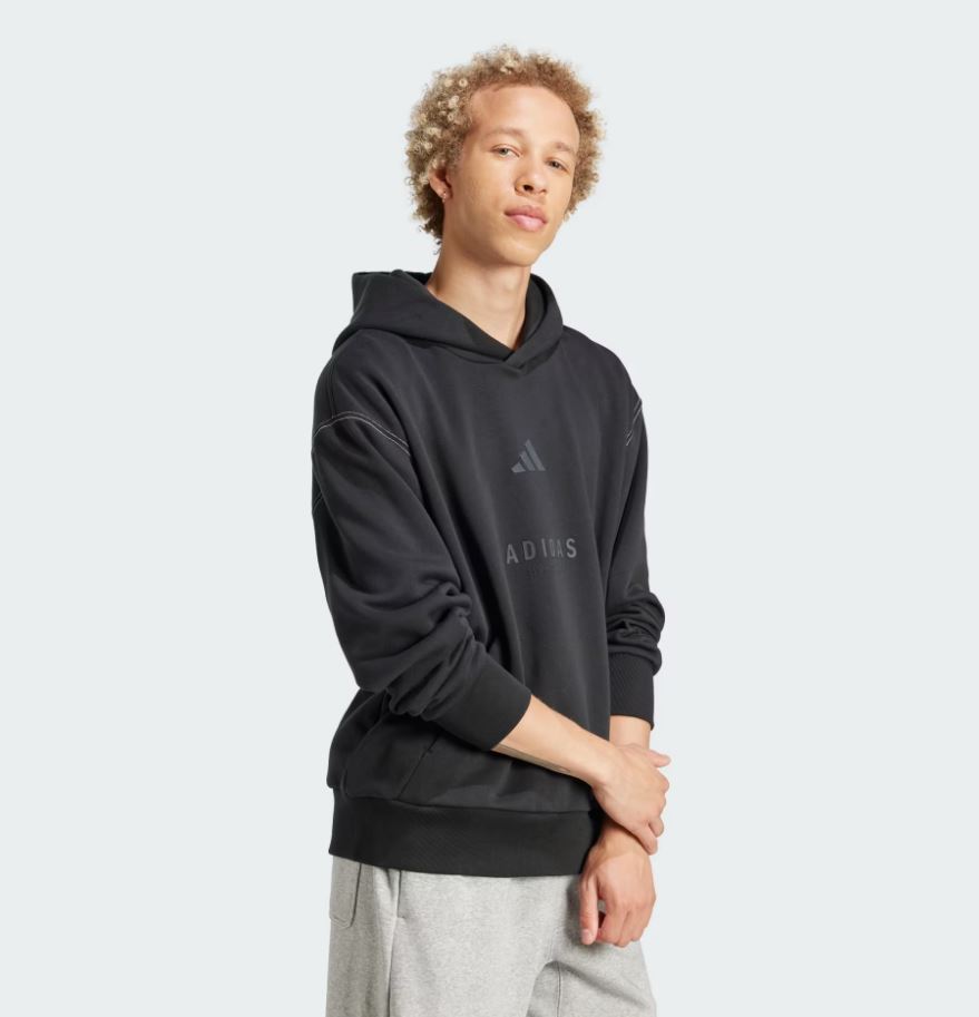 Суитшърт Adidas All SZN Graphic Hoodie Black - Image 3