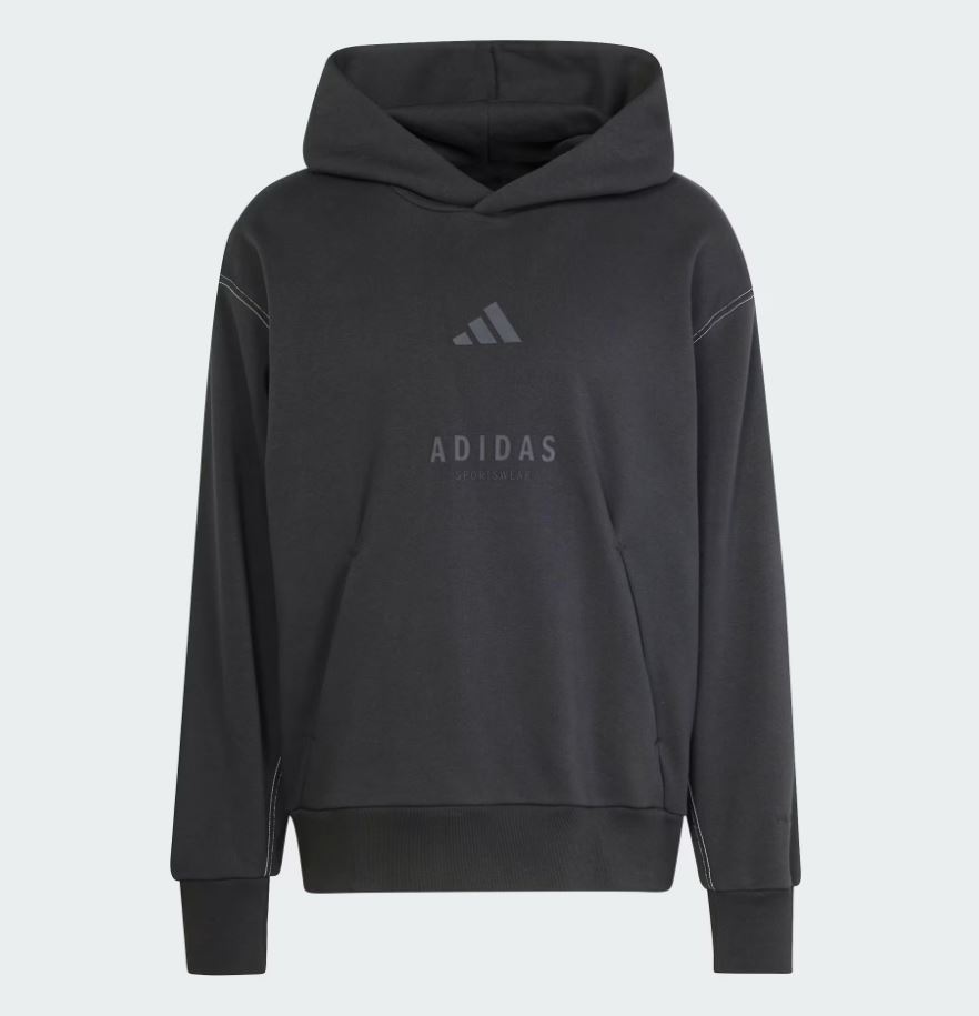 Суитшърт Adidas All SZN Graphic Hoodie Black - Image 5