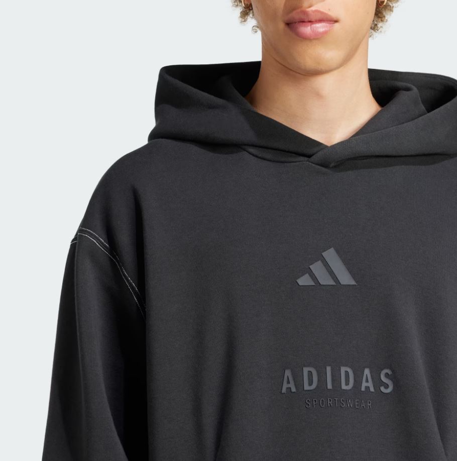 Суитшърт Adidas All SZN Graphic Hoodie Black - Image 4