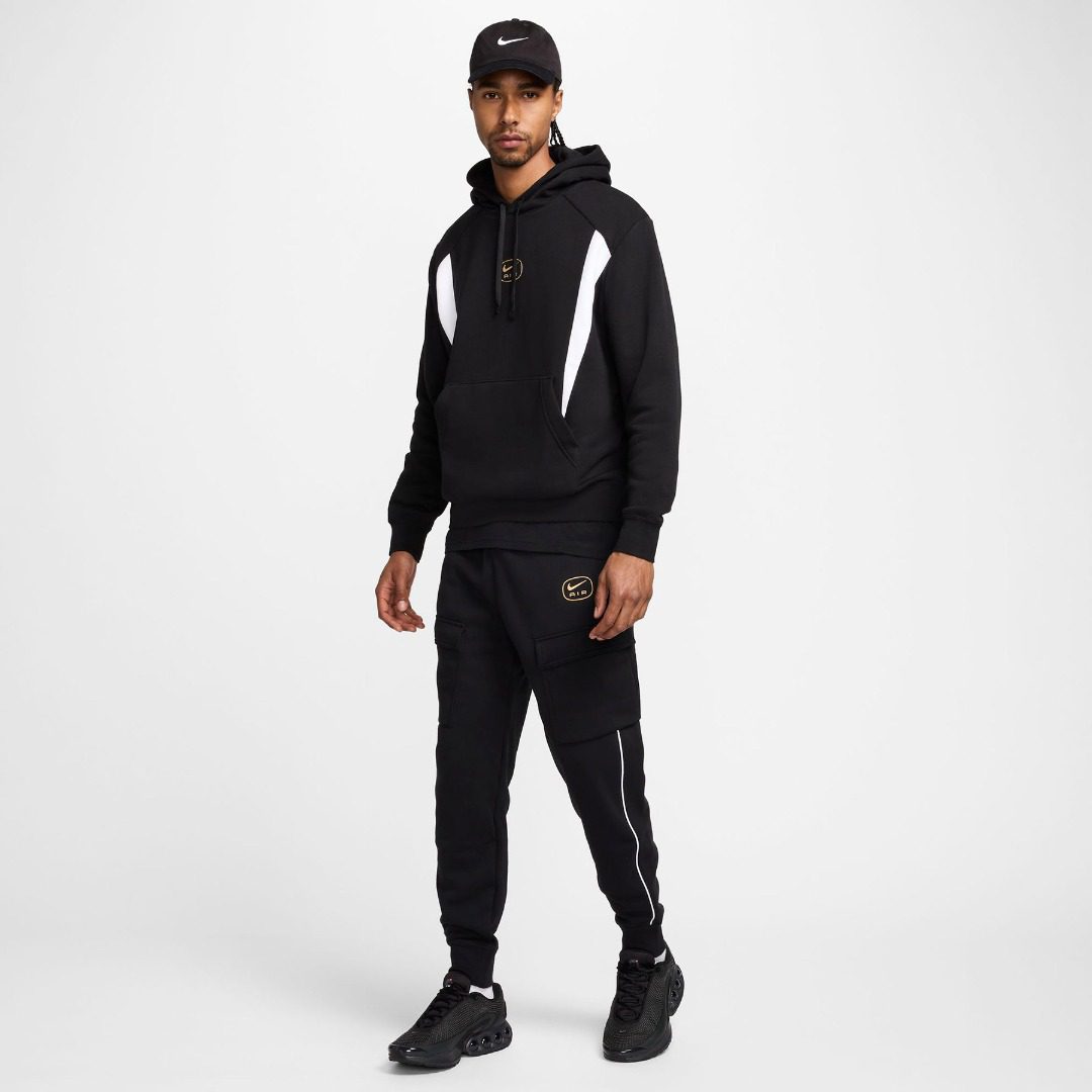 Мъжки екип Nike Air Fleece Tracksuit Black/Gold