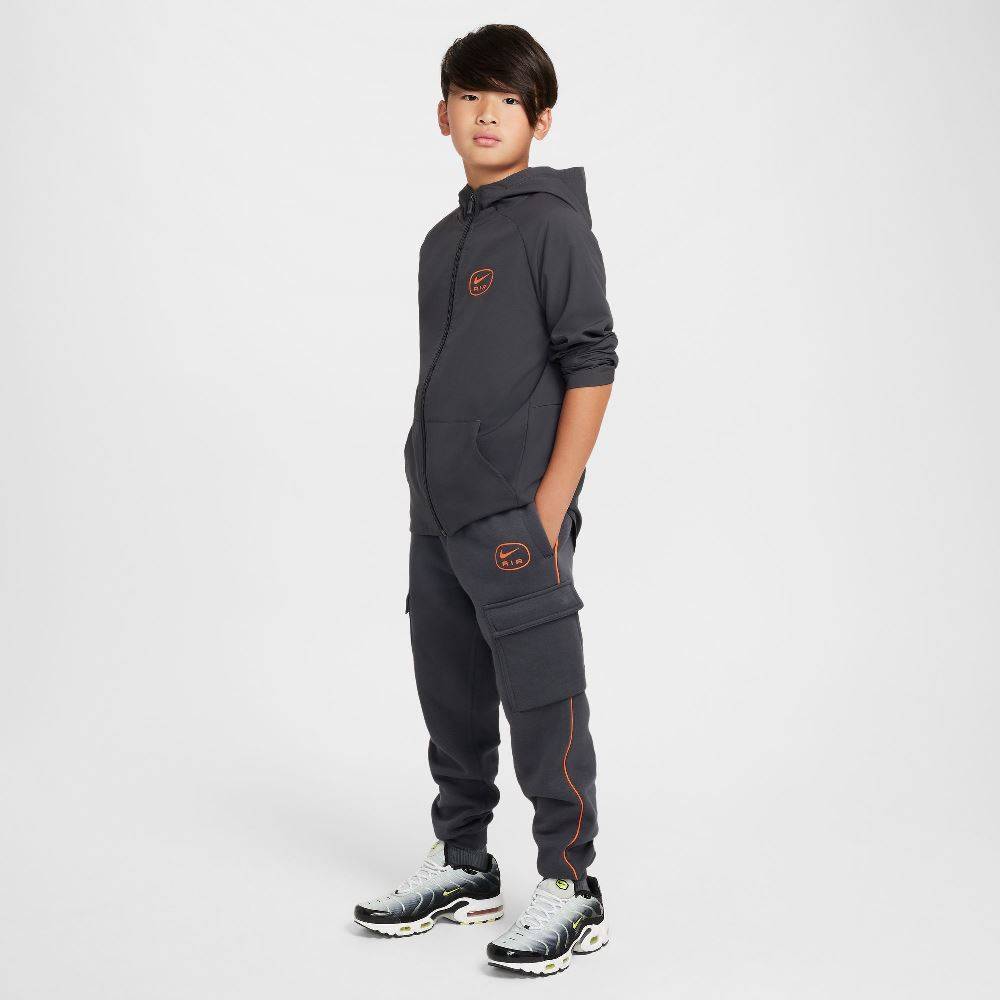 Детска ветровка Nike Air Run Waterproof Jacket Anthracite/Orange - Image 6