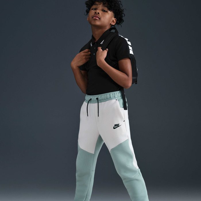 Детски панталон Nike Sportswear Tech Fleece Dusty Sage - Image 3