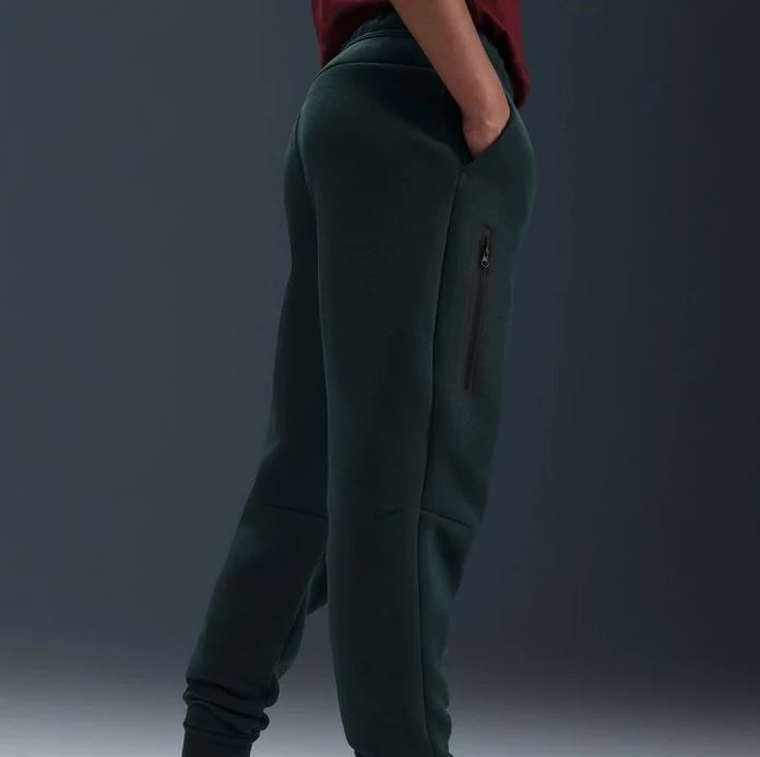 Детски панталон Nike Sportswear Tech Fleece Seaweed - Image 3