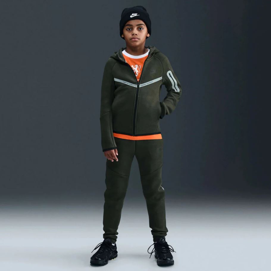 Детски Екип Nike Sportswear Tech Fleece Reflective Design Sequoia