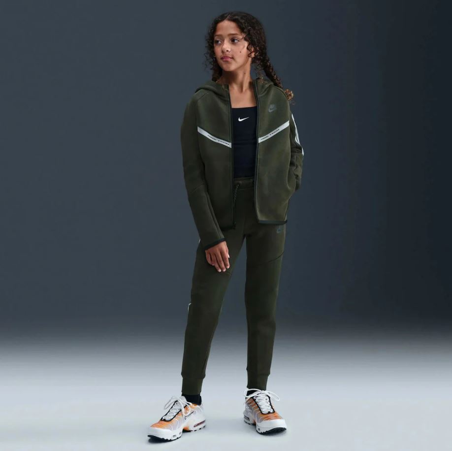 Детски Екип Nike Sportswear Tech Fleece Reflective Design Sequoia - Image 2