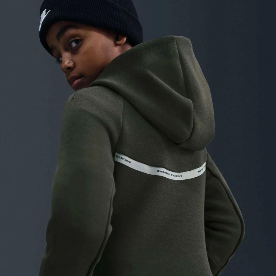 Детски Екип Nike Sportswear Tech Fleece Reflective Design Sequoia - Image 4