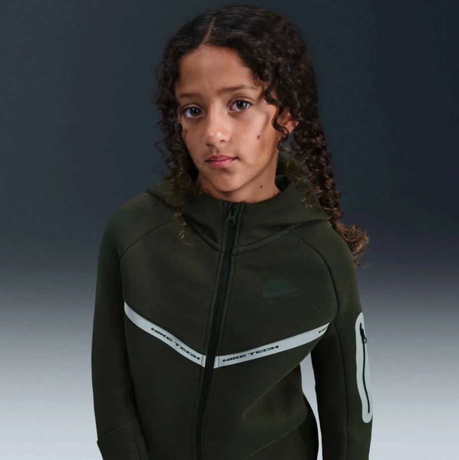 Детски Екип Nike Sportswear Tech Fleece Reflective Design Sequoia - Image 7