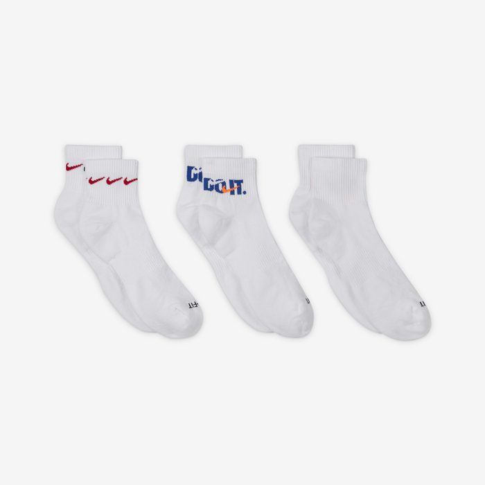 Чорапи Nike Everyday Plus Cushioned Ankle Socks (3 Pairs) - Image 2