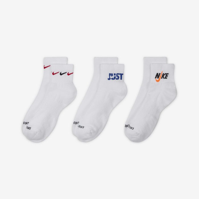 Чорапи Nike Everyday Plus Cushioned Ankle Socks (3 Pairs) - Image 3