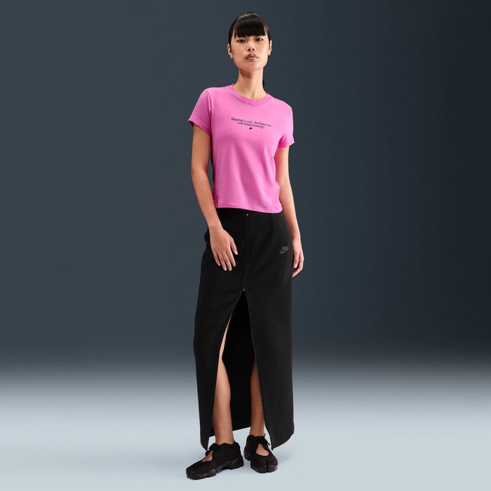 Дамска тениска Nike Chill Knit Slim Tee - Image 4