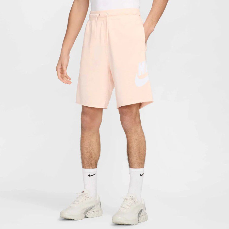 Къси панталони Nike Men’s Alumni French Terry Shorts Washed Coral - Image 6
