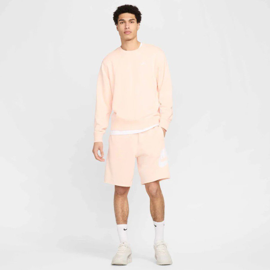 Къси панталони Nike Men’s Alumni French Terry Shorts Washed Coral - Image 7