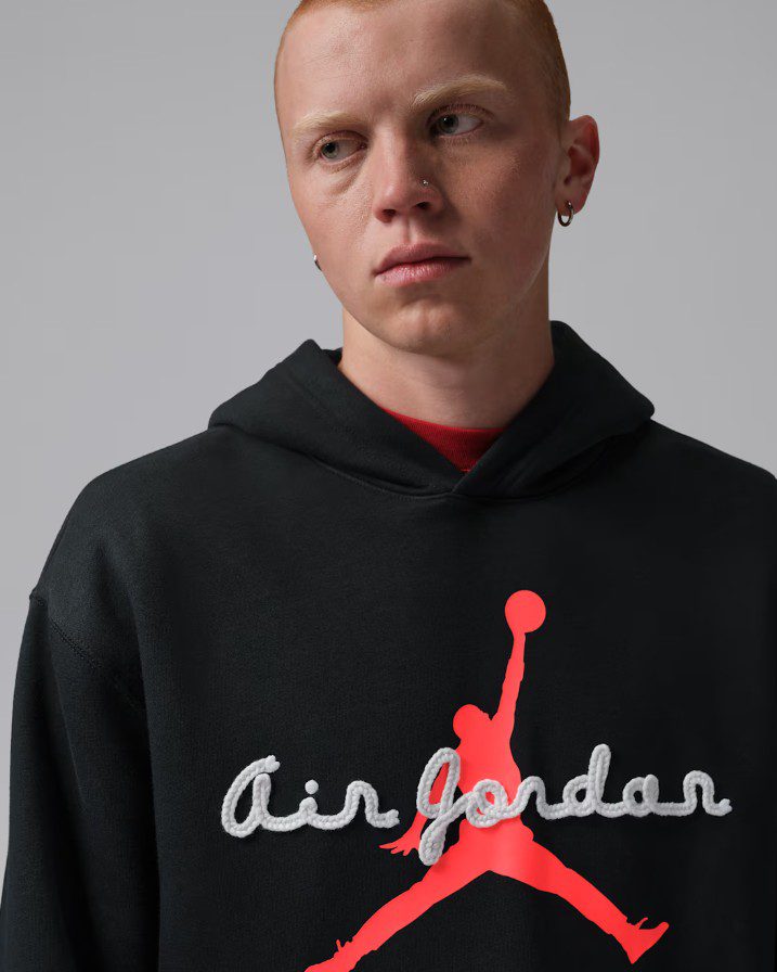 Суитшърт Nike Jordan Brooklyn Fleece Hoodie Infrared 23 - Image 2