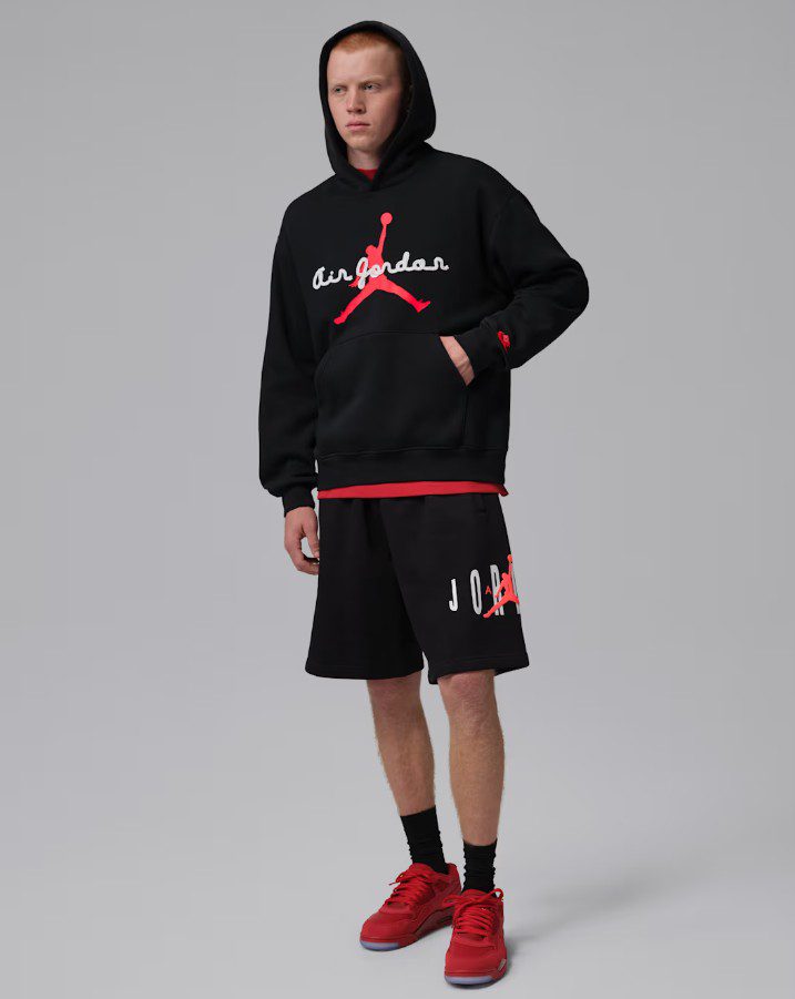 Суитшърт Nike Jordan Brooklyn Fleece Hoodie Infrared 23 - Image 7