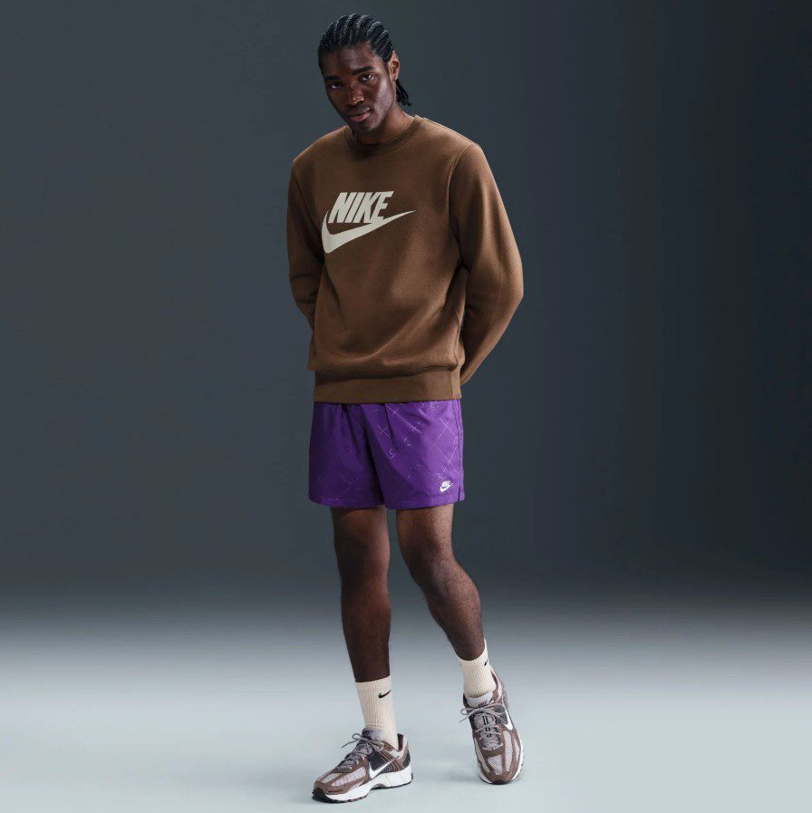 Къси панталони Nike Club Woven Flow Purple Shorts - Image 4