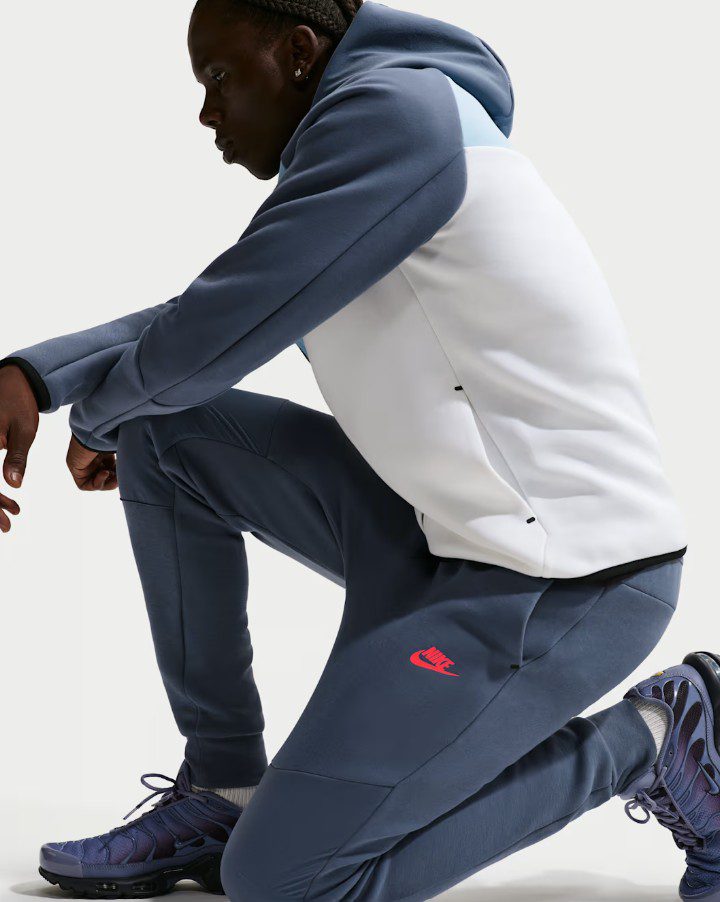 Мъжки панталон Nike Tech Fleece Joggers Diffused Blue - Image 3
