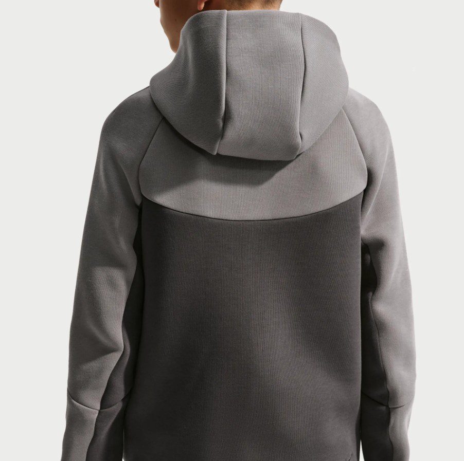 Детски Екип Nike Sportswear Tech Fleece Pencil Point/Anthracite - Image 5