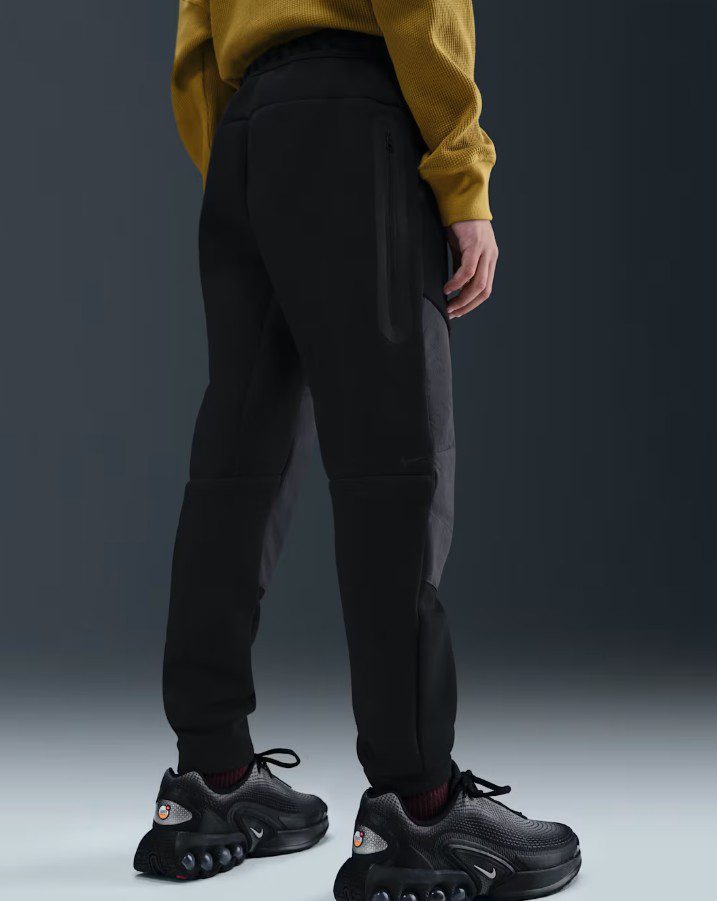 Детски панталон Nike Sportswear Tech Fleece Black/Dark Smoke Grey - Image 2