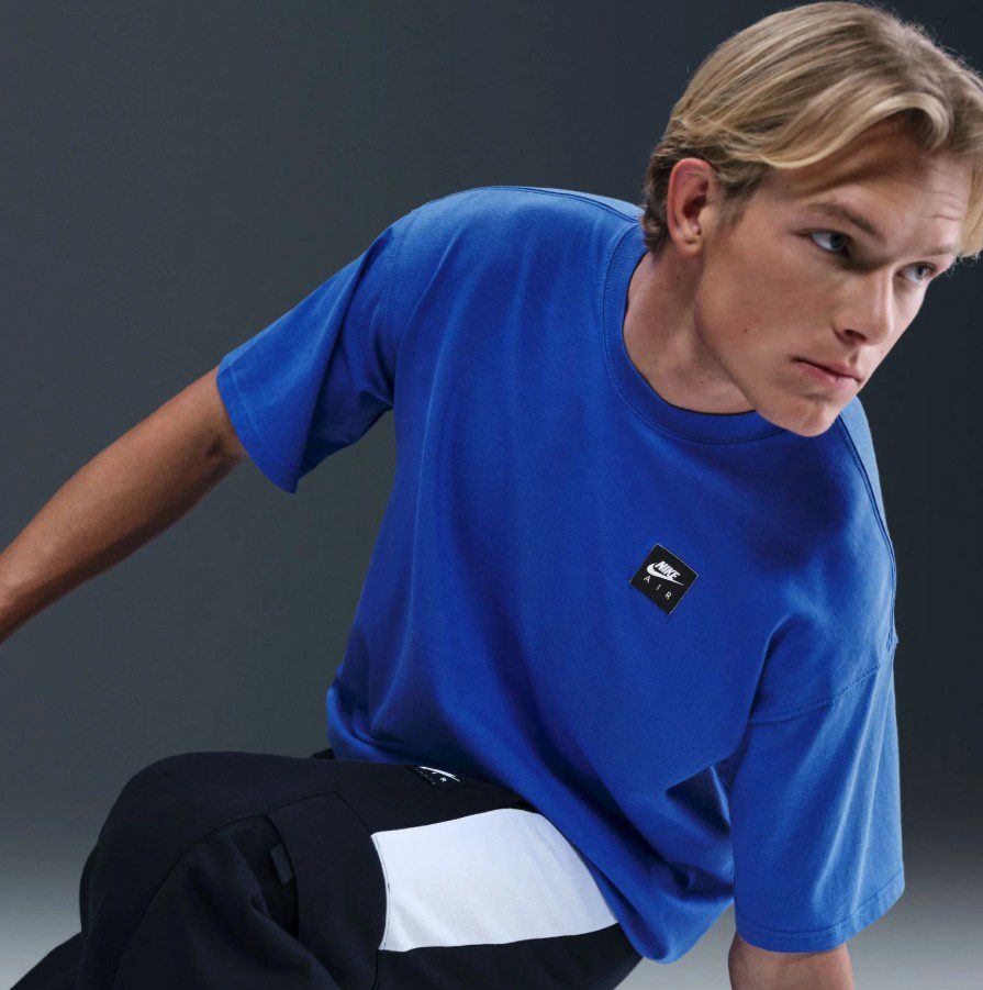 Тениска Nike Air Max90 T-Shirt Blue - Image 3