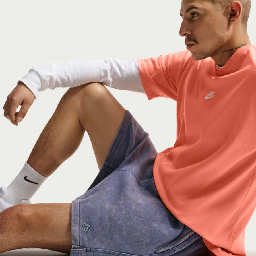 Къси панталони Nike Club Fleece Shorts Diffused Blue - Image 4