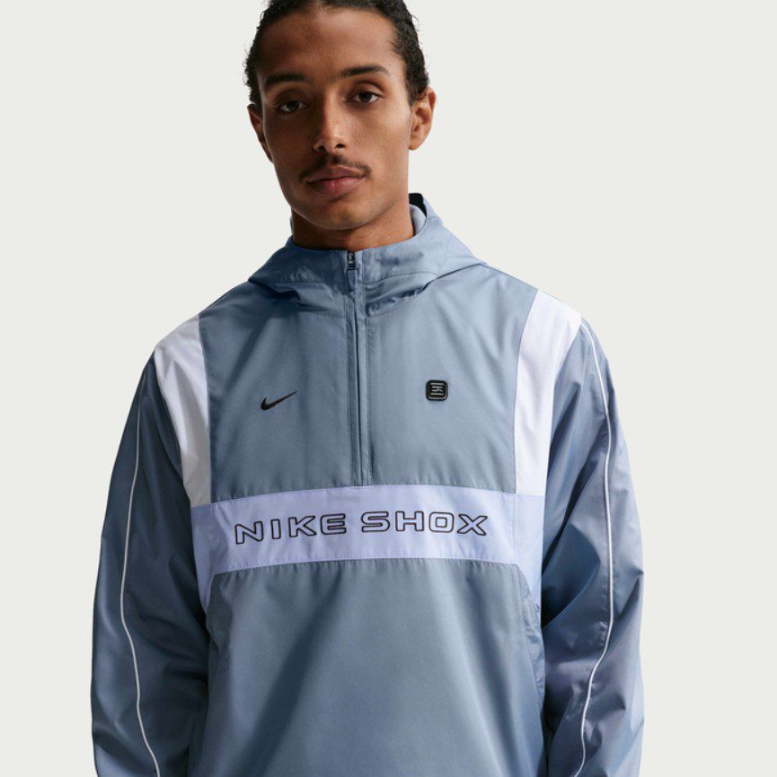 Яке Nike Sportswear Shox Woven Half-Zip Jacket Ashen Slate