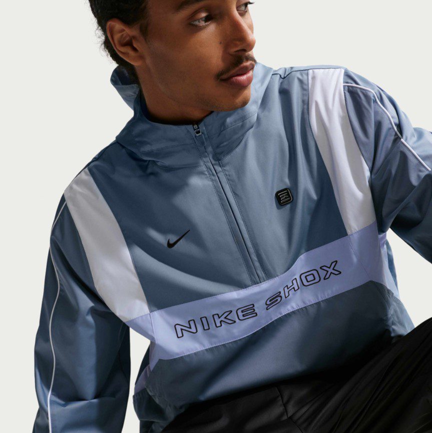 Яке Nike Sportswear Shox Woven Half-Zip Jacket Ashen Slate - Image 2